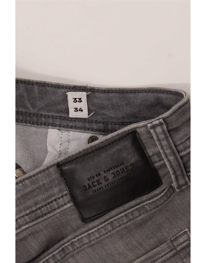 Джинсы Jack & Jones GLENN Slim W33 L34 серые