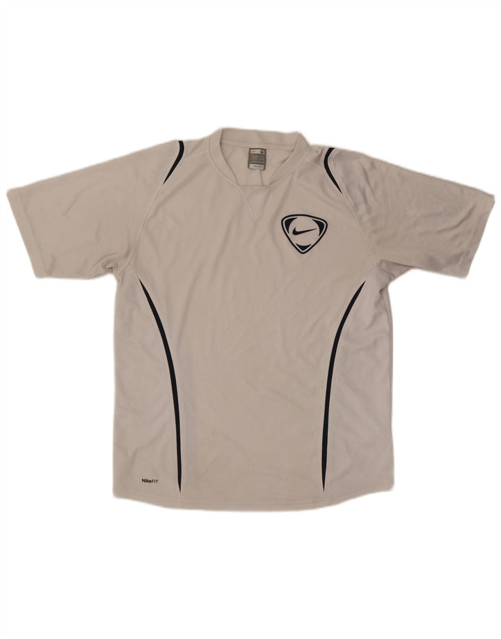 Мужская футболка Nike Top UK 39/41, средний белый полиэстер