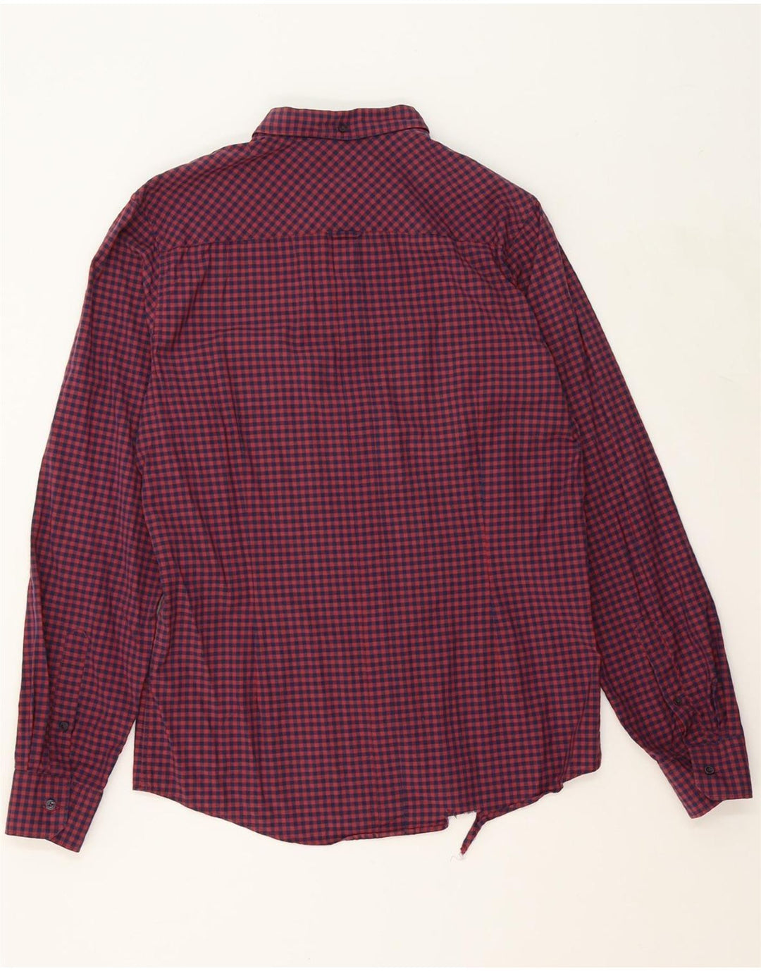 BEN SHERMAN Mens Shirt Large Red Gingham Vintage Ben Sherman and Second-Hand Ben Sherman from Messina Hembry 