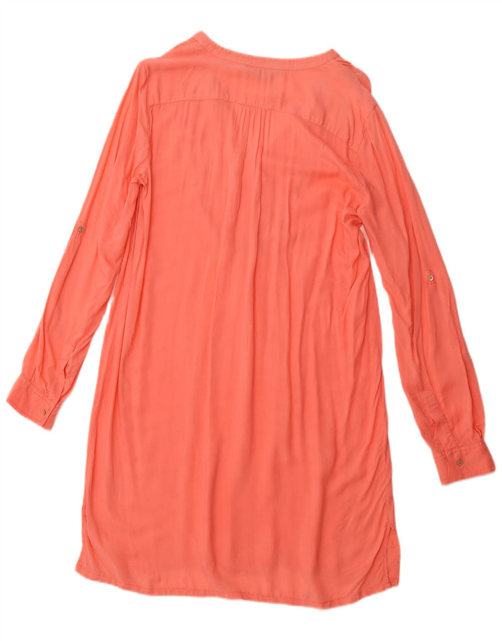 ZARA Womens Long Sleeve Sheath Dress UK 14 Medium Pink
