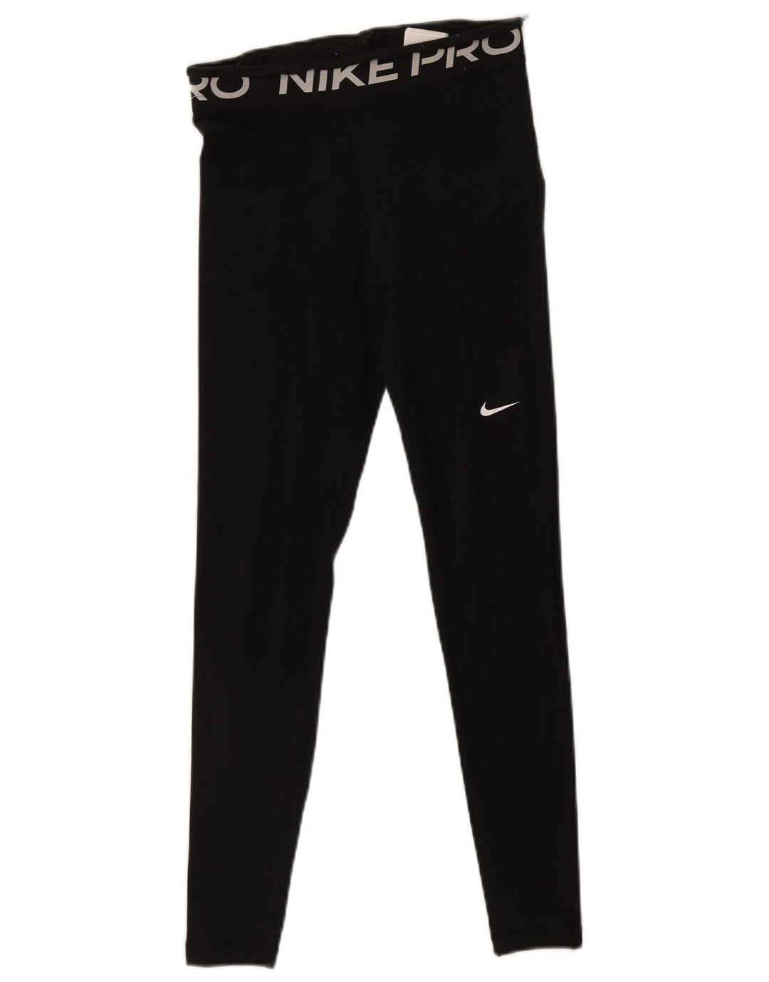 Женские леггинсы с рисунком Nike Dri Fit UK 10, маленькие черные, полиэстер