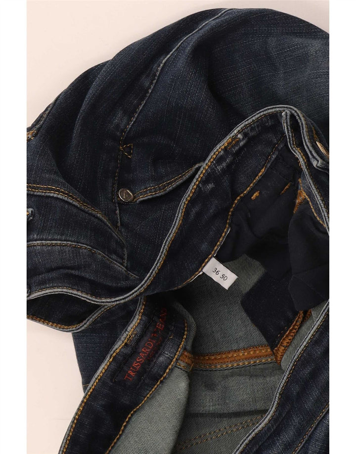 Мужские укороченные джинсы Trussardi W36 L24 синие