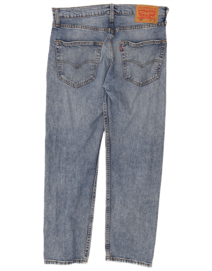 Мужские зауженные джинсы LEVI'S 502 W31 L30 синие, хлопок