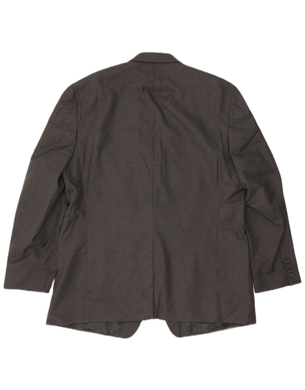 Мужской пиджак Chaps с 2 пуговицами, Великобритания 48 4XL, серый полиэстер