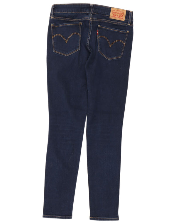Женские джинсы скинни Levi's 711 W27 L28 Темно-синие, хлопок
