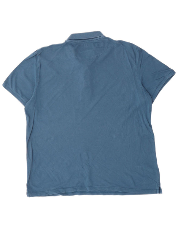 Мужская рубашка-поло LYLE & SCOTT 2XL, синяя, хлопок