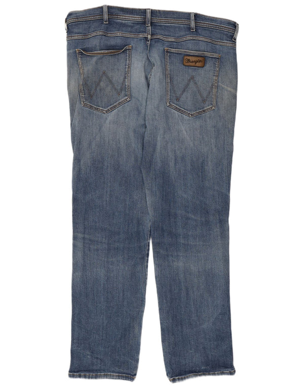 Мужские прямые джинсы Wrangler Arizona W44 L34, синий хлопок