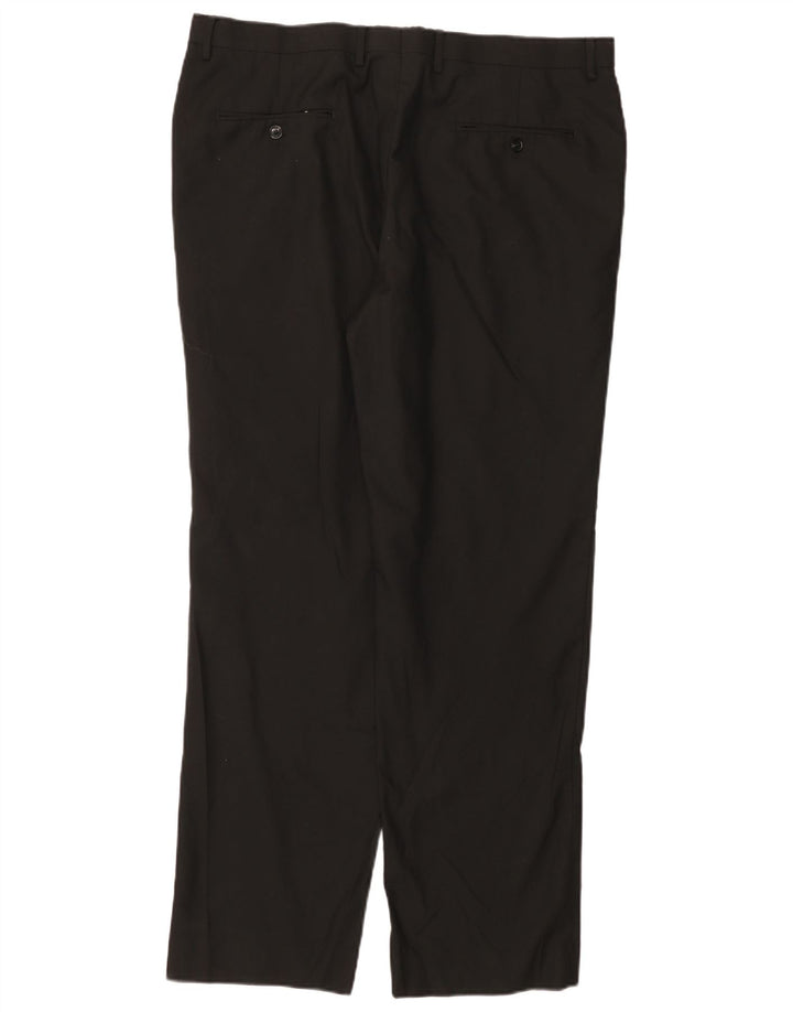 TOMMY HILFIGER Мужские прямые брюки W40 L31, черные полиэстер