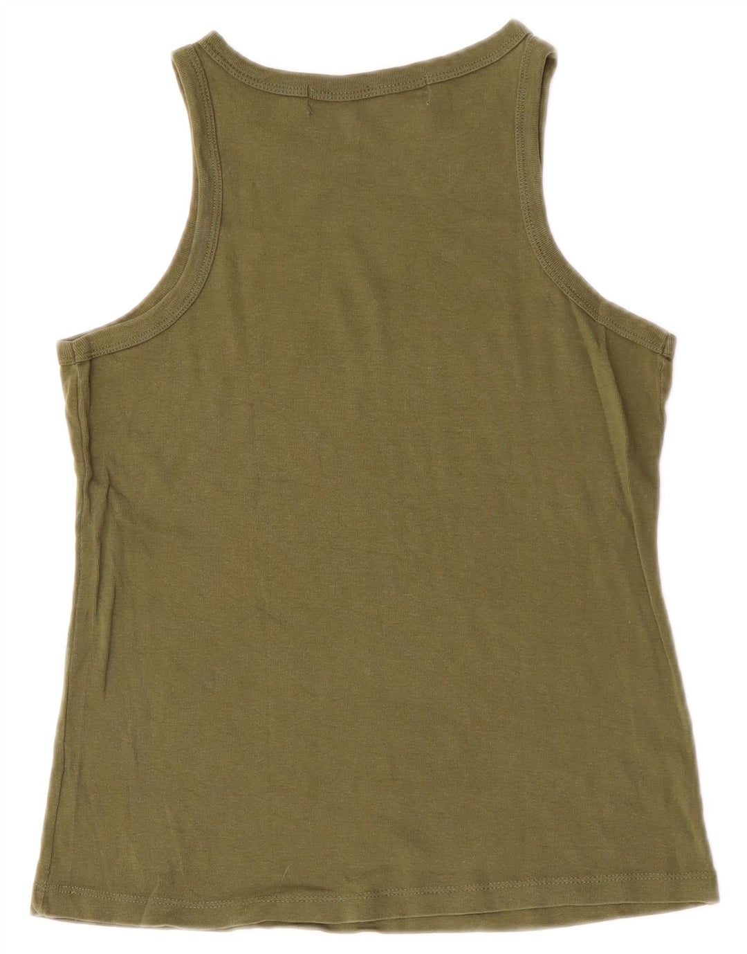 Женский жилет ZARA UK 12, средний цвет хаки, хлопок