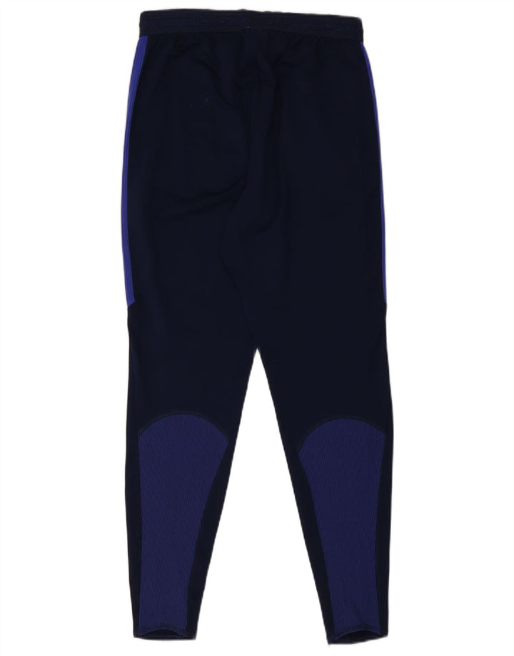 Мужские спортивные брюки Nike Dri Fit, маленькие темно-синие с цветными блоками