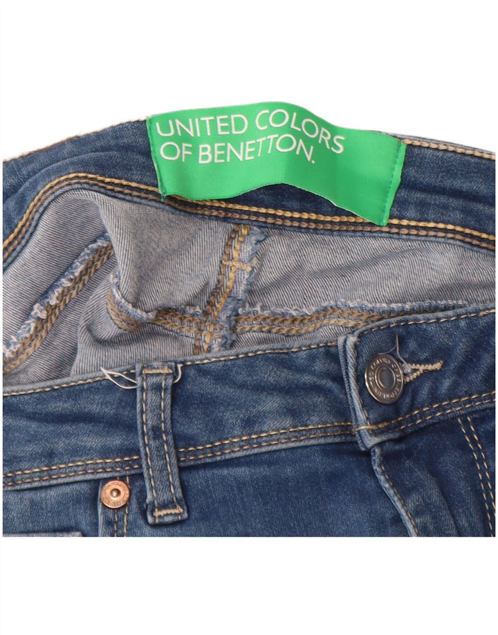 Женские джинсы скинни BENETTON W32 L31 синие, хлопок