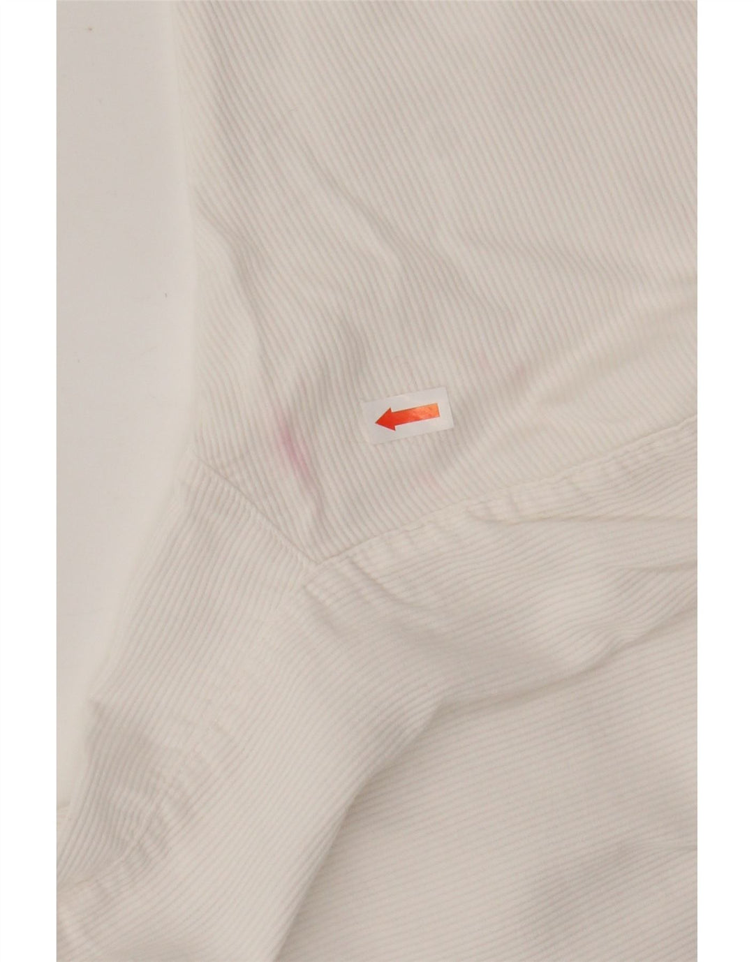 LES COPAINS Женская укороченная вельветовая блузка-рубашка UK 12 Средний белый с цветочным принтом