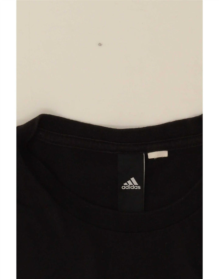 Мужская футболка с рисунком Adidas Top Small Black