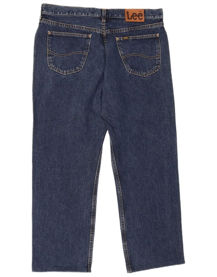 Мужские прямые джинсы Lee W38 L27 темно-синие