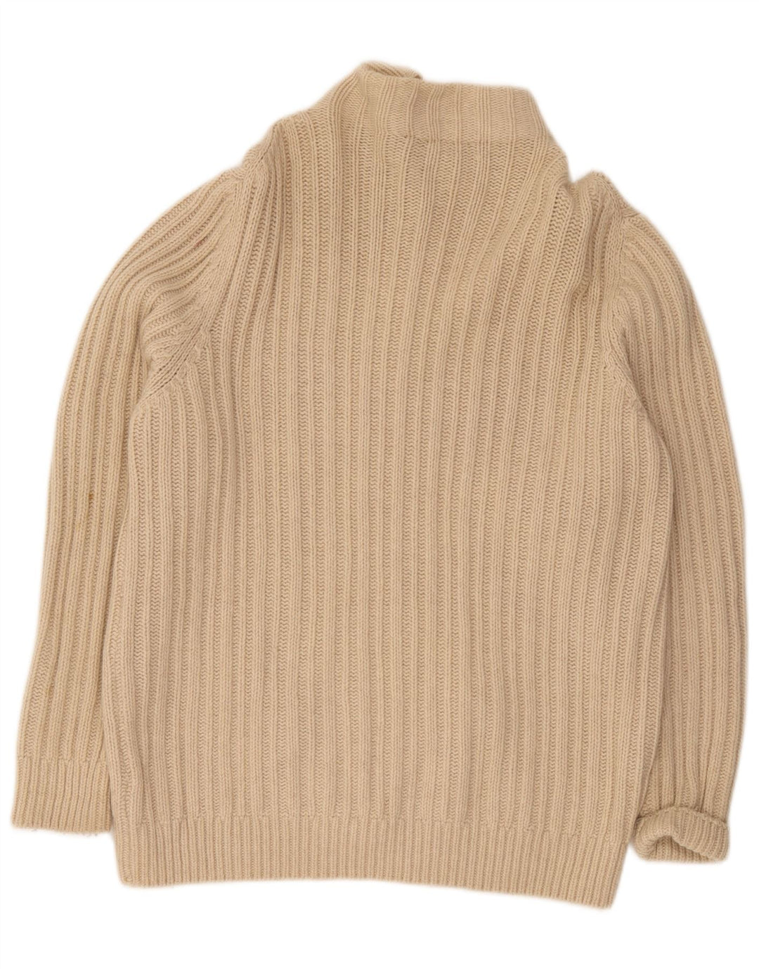 Мужской кардиган с полной молнией Fred Perry, XL, бежевый, шерстяной