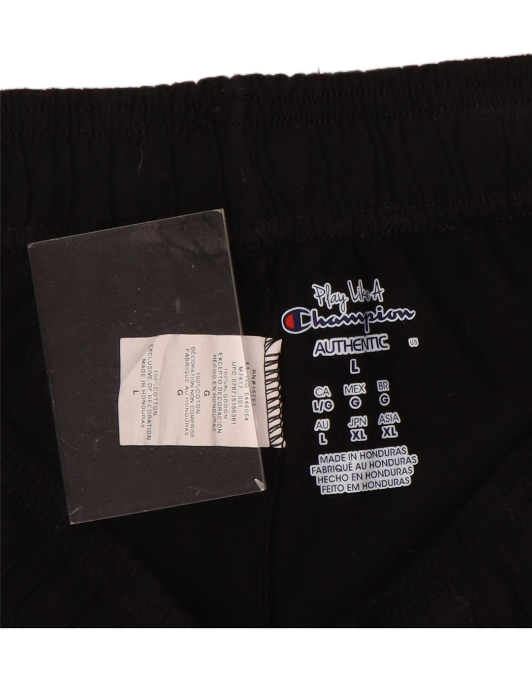Женские спортивные шорты CHAMPION UK 16, большие черные, хлопковые