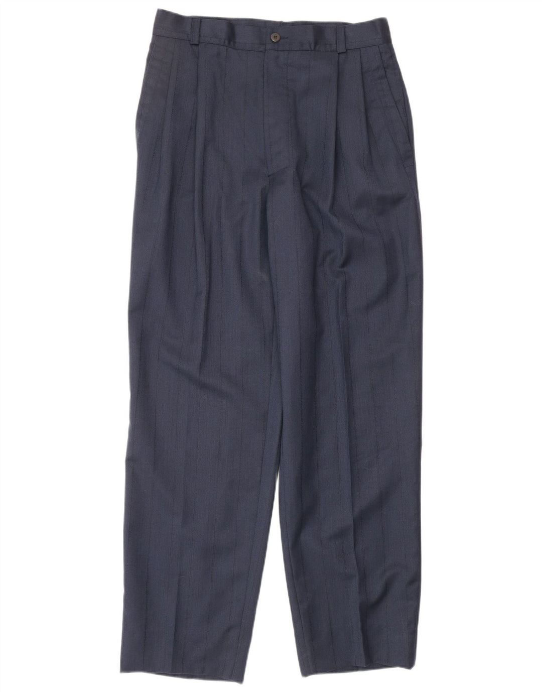 Мужской костюм-двойка GIANNI VERSACE UK 40, большой W30 L30, темно-синий, классический