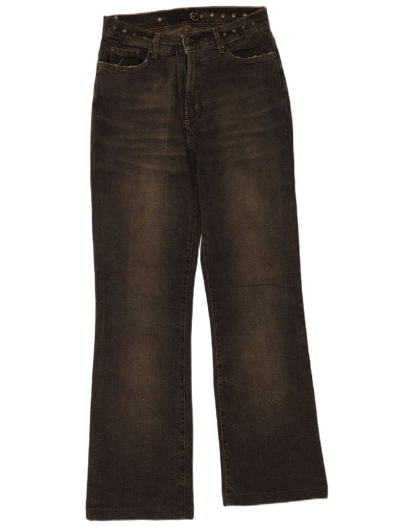 Женские джинсы Bootcut Just Cavalli W29 L27 коричневые, хлопковые