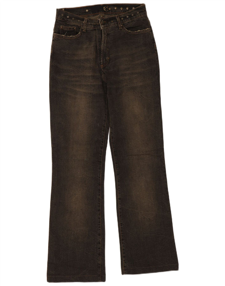 Женские джинсы Bootcut Just Cavalli W29 L27 коричневые, хлопковые