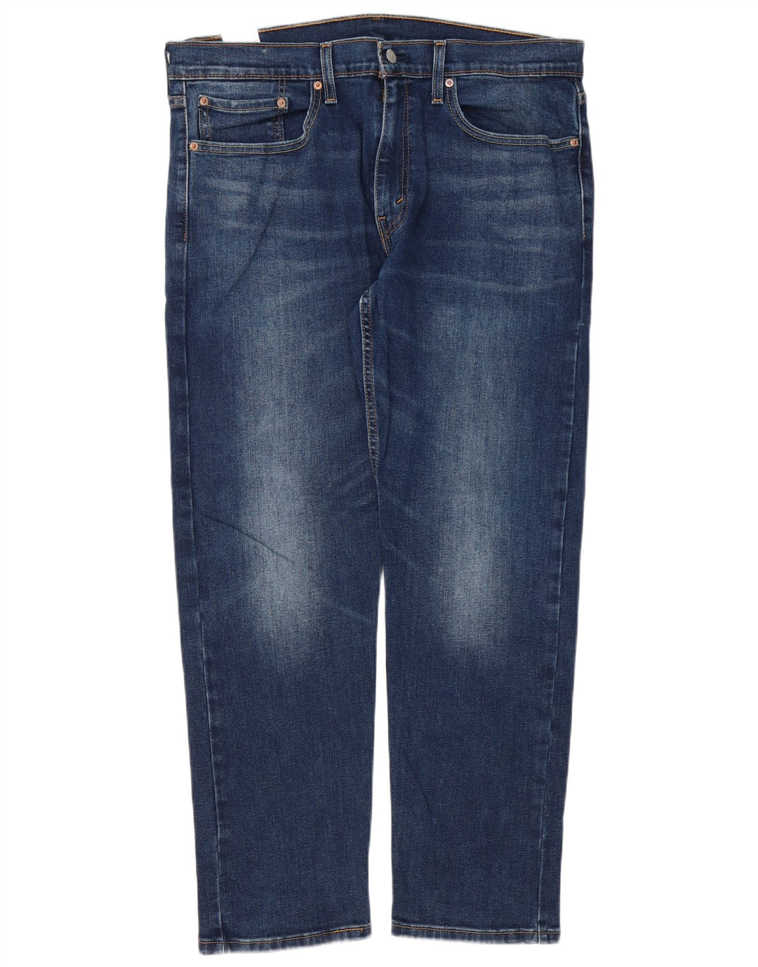 Мужские джинсы Levi's 502 Regular зауженные 36 L30 Синий хлопок