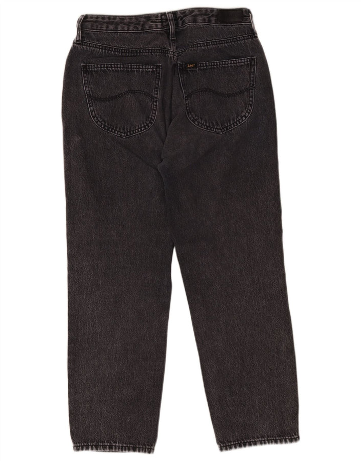 Женские укороченные джинсы Lee Carol W28 L25 Серые хлопковые