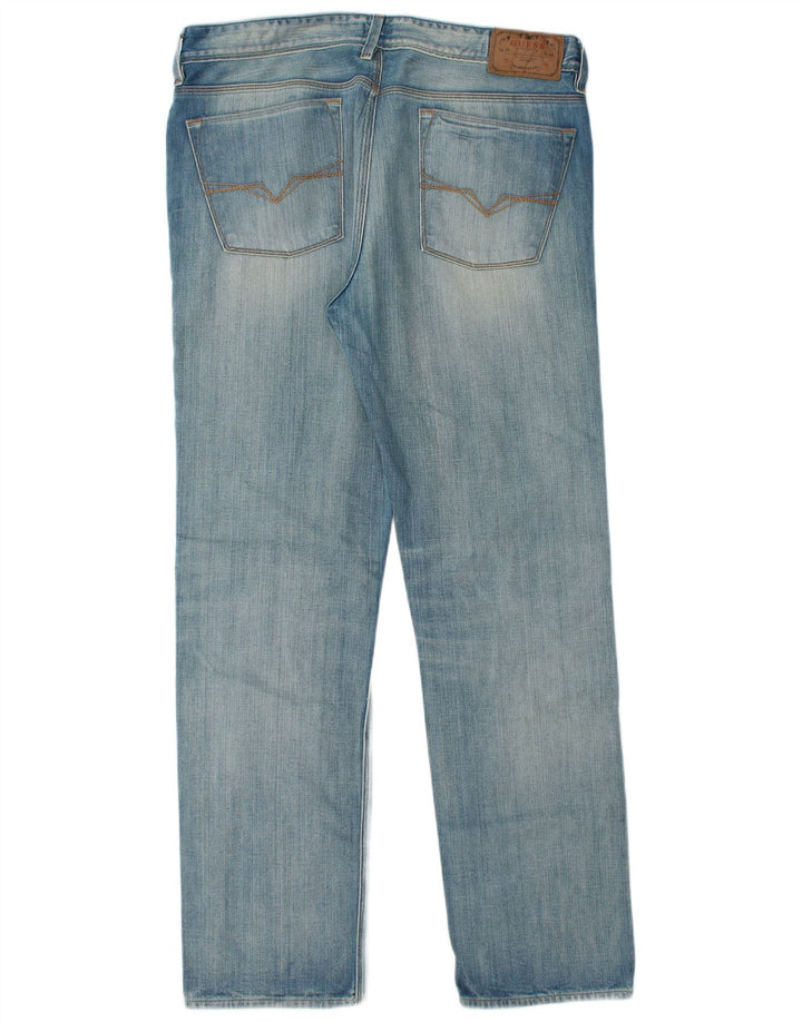 Мужские прямые джинсы Guess W36 L34 синие, хлопок