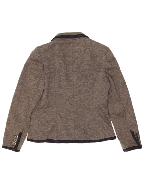 Женский пиджак Marks & Spencer Autograph с 2 пуговицами, Великобритания 12, средний серый