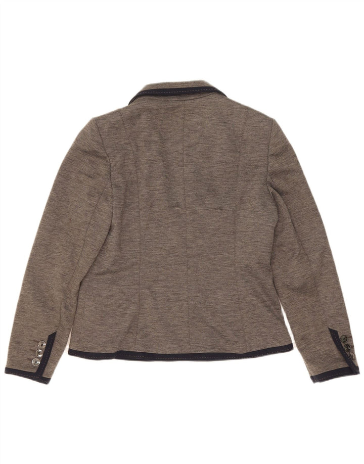 Женский пиджак Marks & Spencer Autograph с 2 пуговицами, Великобритания 12, средний серый