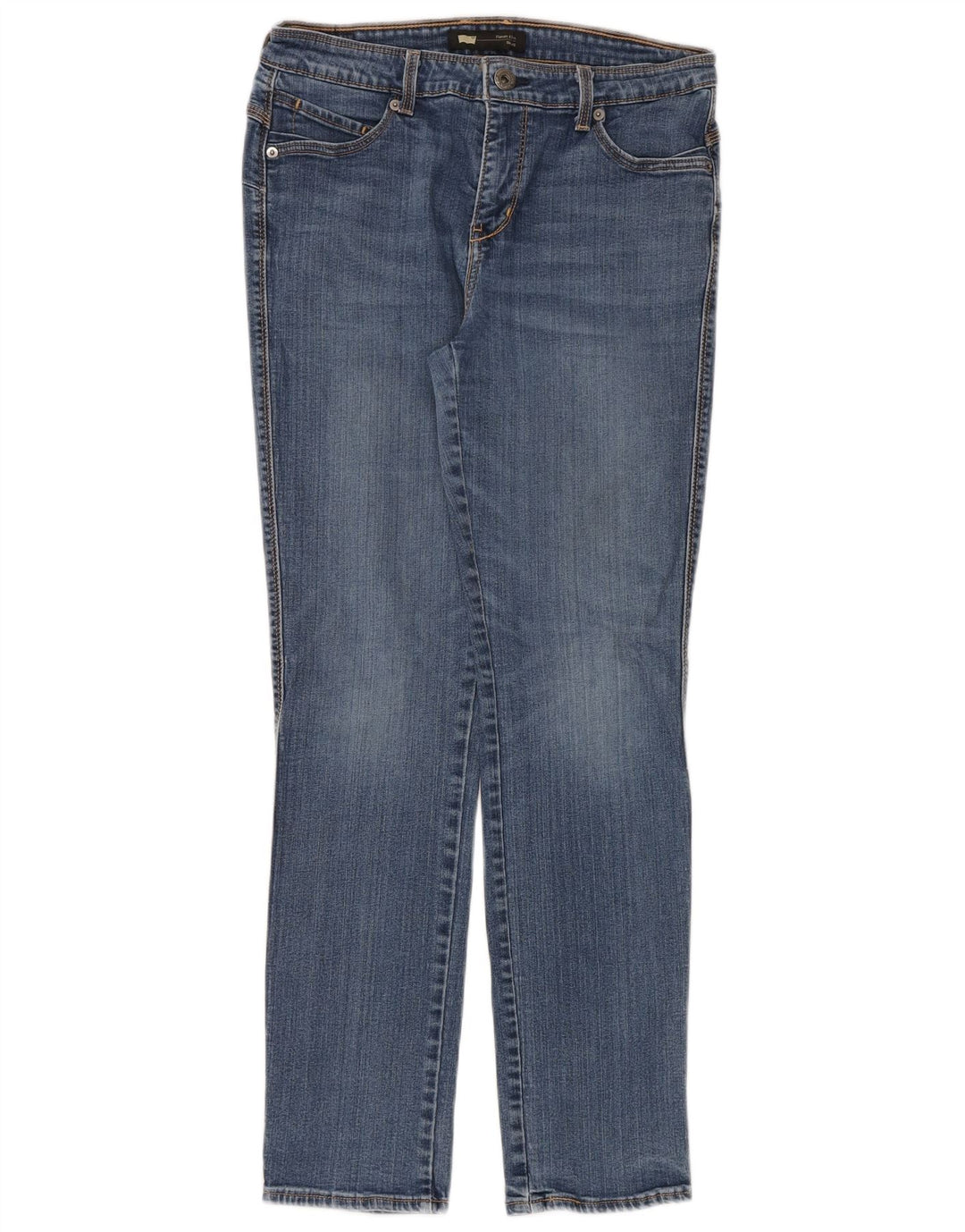 Женские джинсы скинни Levi's США 12, большие W31 L32, синие