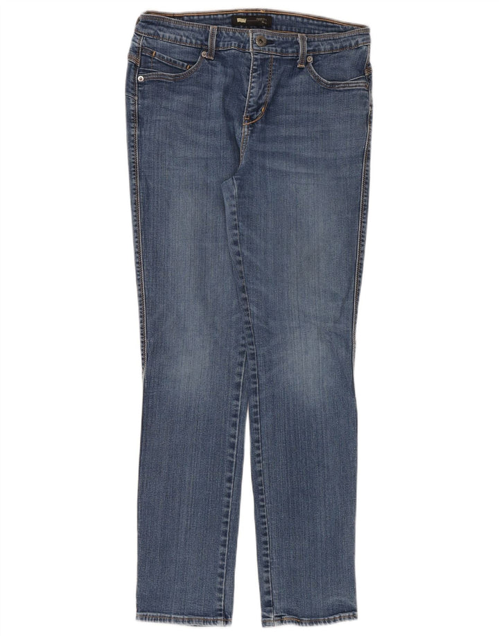 Женские джинсы скинни Levi's США 12, большие W31 L32, синие