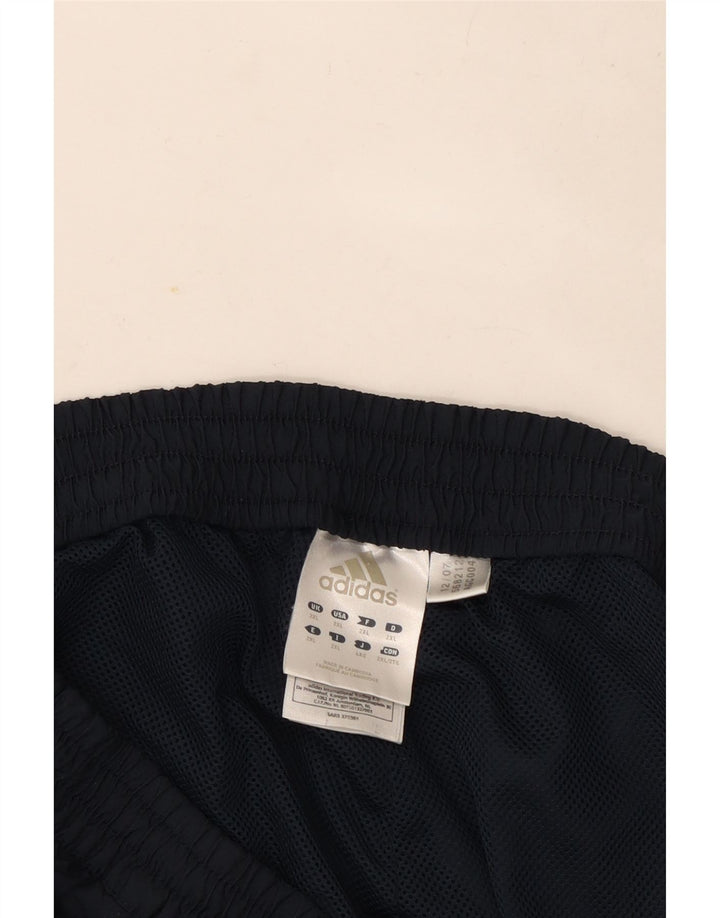 Мужские спортивные брюки Adidas 2XL темно-синие из полиэстера