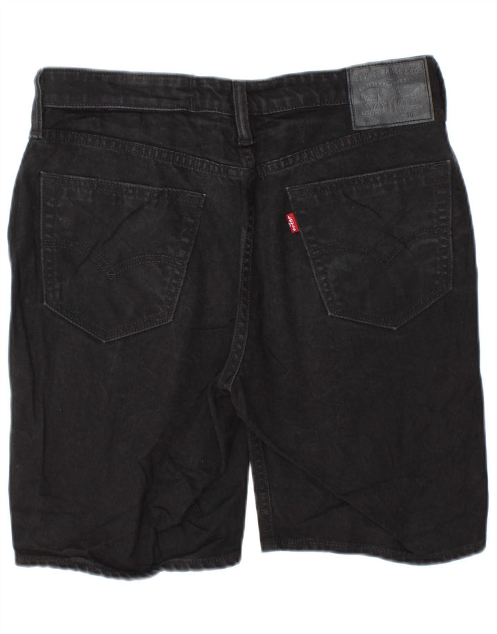 Мужские джинсовые шорты LEVI'S 541 W30, средний черный хлопок