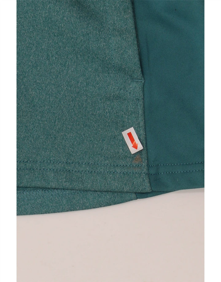 Женский свитер с капюшоном на молнии THE NORTH FACE UK 10, маленький синий в крапинку