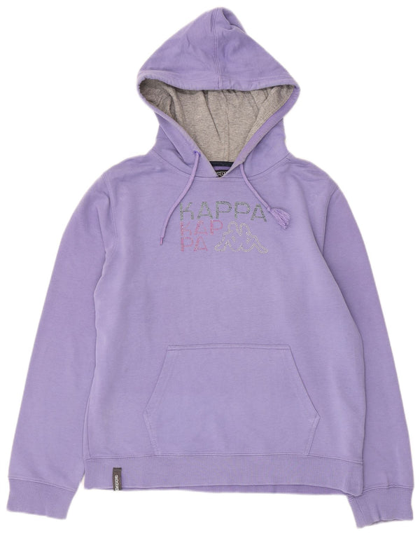 Женский джемпер с капюшоном Kappa UK 20 2XL, фиолетовый, хлопок