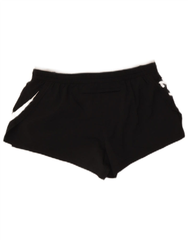 Женские спортивные шорты Nike Dri Fit с графическим рисунком UK 12, средний черный полиэстер