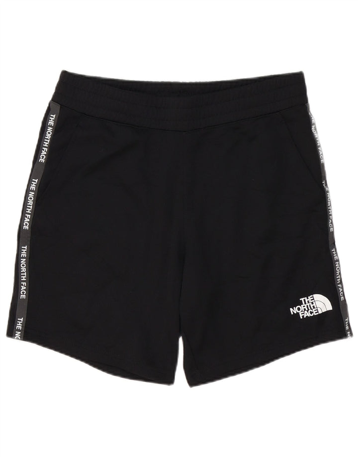 Мужские спортивные шорты с рисунком THE NORTH FACE, средний черный полиэстер