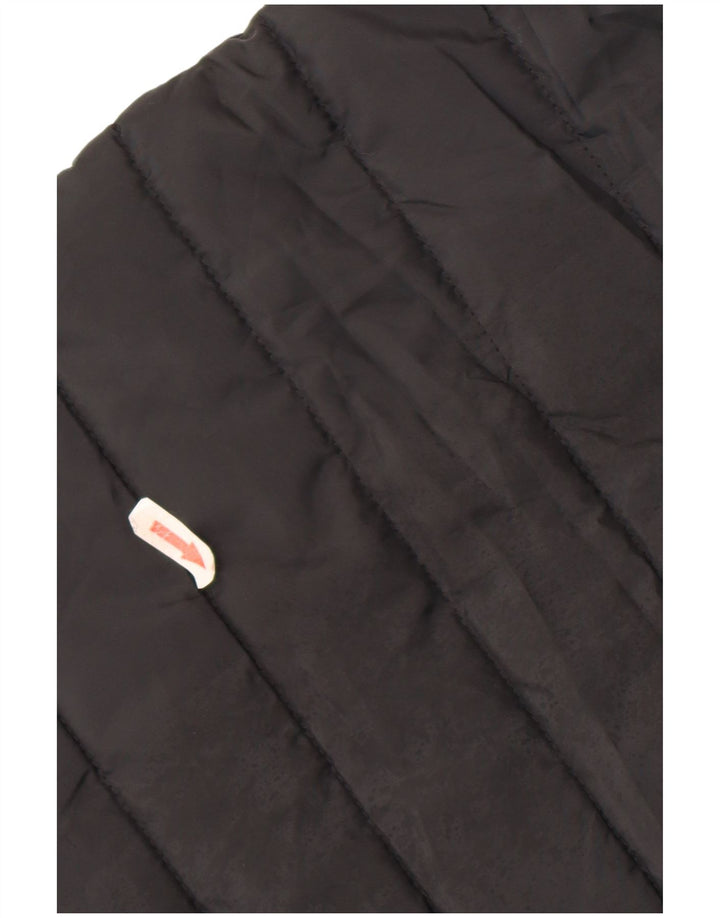 Мужская стеганая куртка с капюшоном Jack & Jones UK 34 XS, черный полиэстер