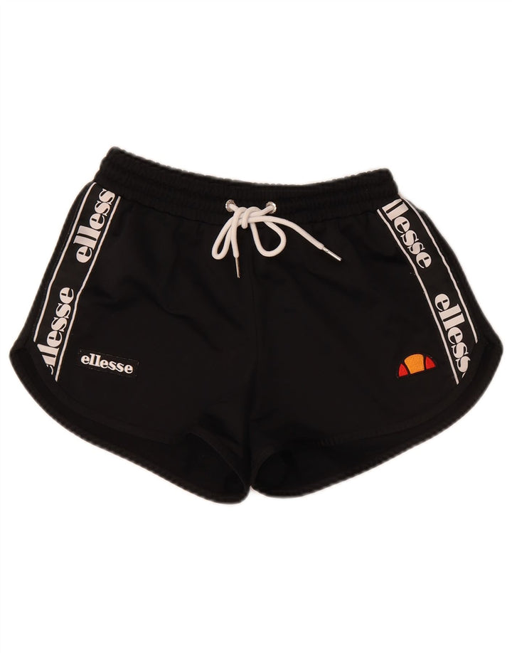 Женские спортивные шорты с рисунком Ellesse UK 8, маленькие черные