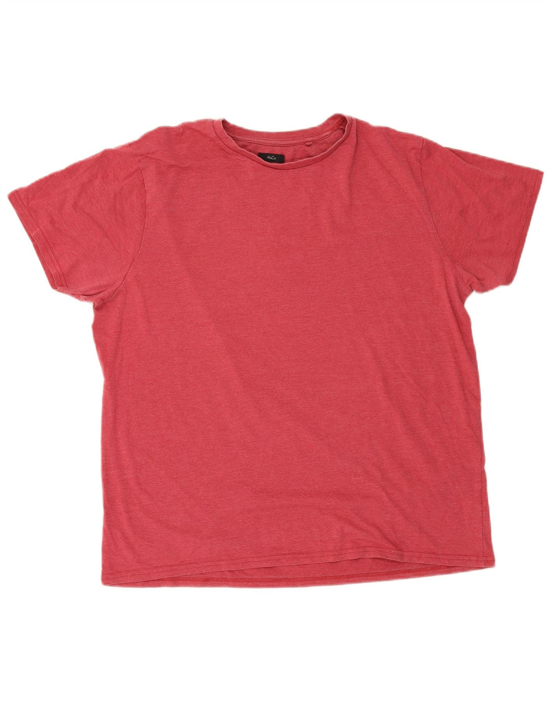 Мужская футболка M&Co Top XL, красный хлопок