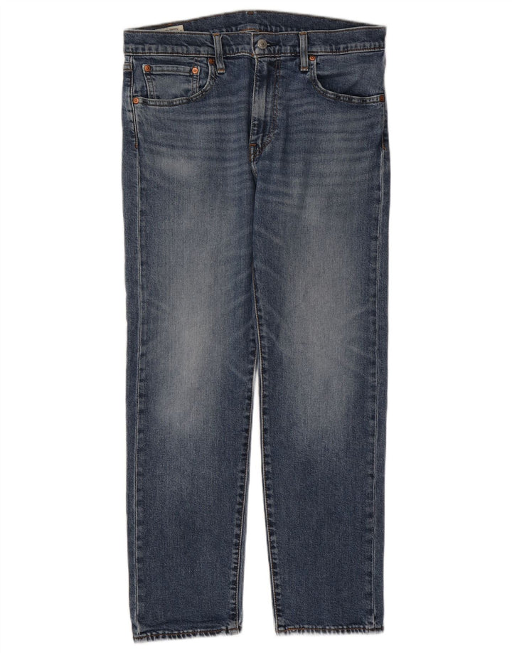 Мужские зауженные джинсы Levi's 502 W33 L30 синие, хлопок