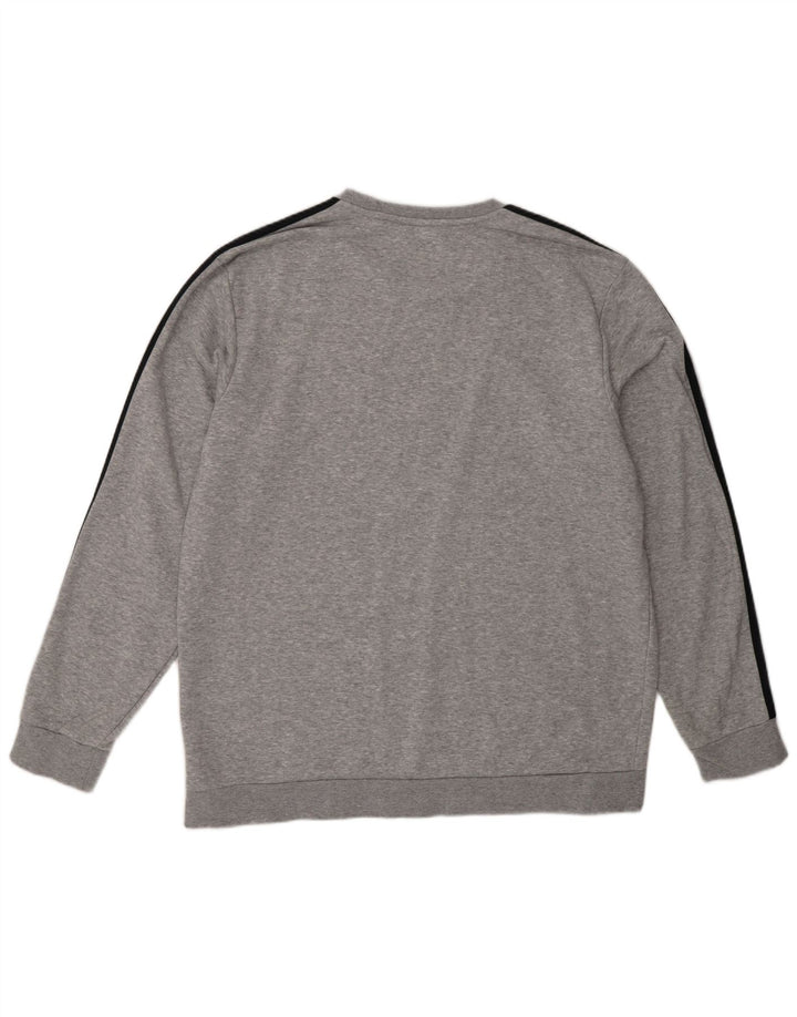 Мужской свитер Adidas Jumper XL Серый хлопок в крапинку