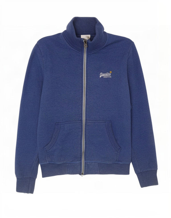 Superdry Мужской спортивный костюм, верхняя куртка, маленький синий хлопок
