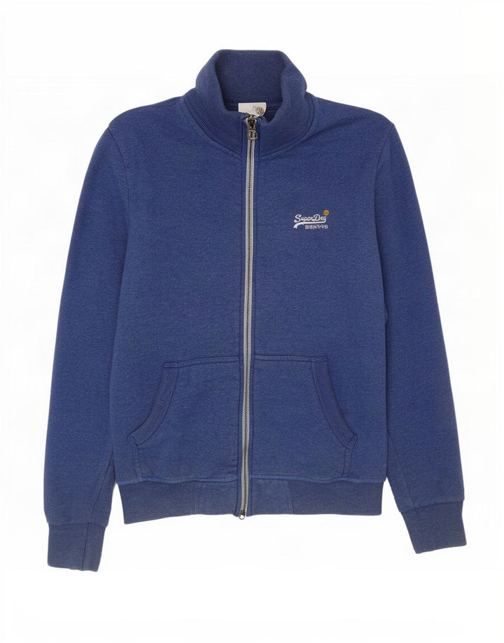 Superdry Мужской спортивный костюм, верхняя куртка, маленький синий хлопок