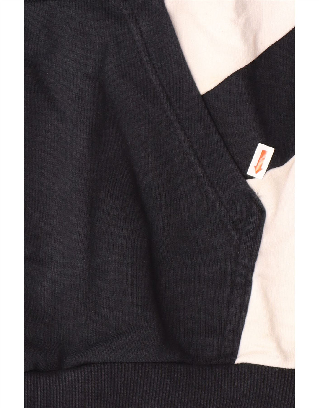 Мужской джемпер с капюшоном PUMA, большой черный, хлопок с цветными блоками