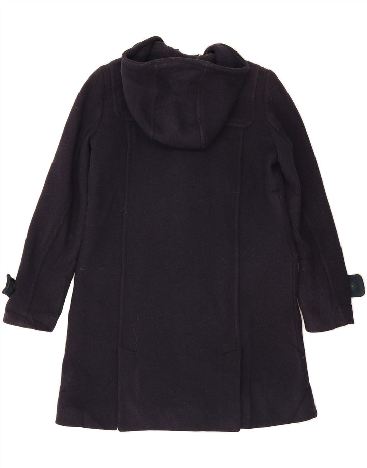 J. CREW Womens Hooded Overcoat US 2 XS Navy Blue Wool Vintage J. Crew and Second-Hand J. Crew from Messina Hembry 