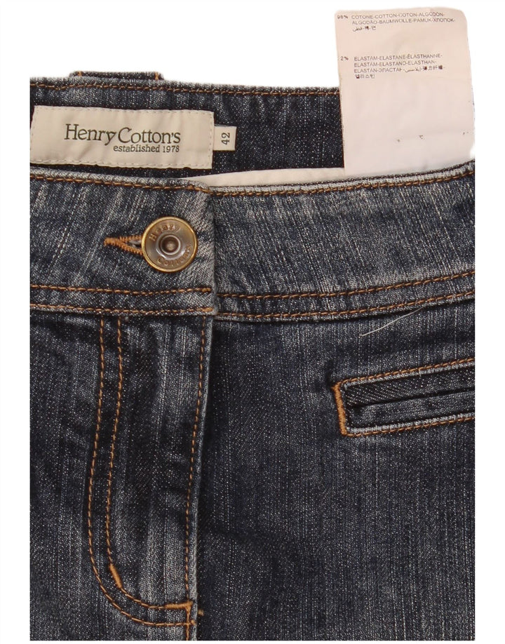 Юбка женская джинсовая Henry Cottons IT 42 Medium W30 Синяя хлопковая