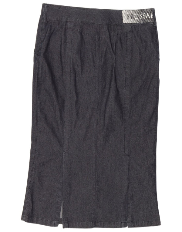Trussardi Женская джинсовая юбка-труба IT 44 Medium W30 Темно-синяя, хлопок
