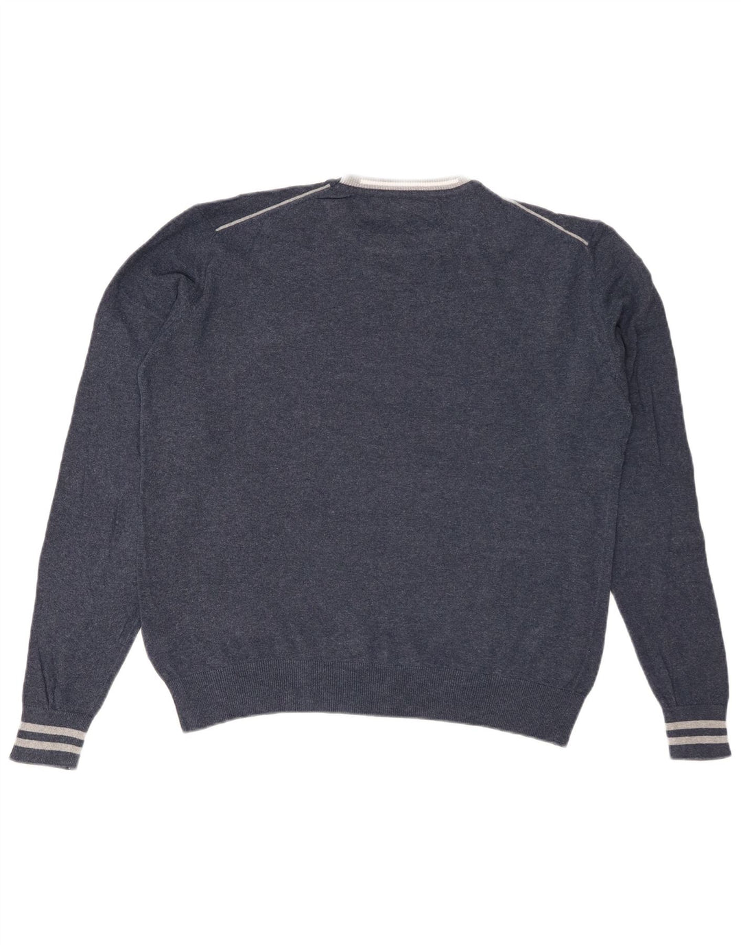 ARMATA DI MARE Mens Crew Neck Jumper Sweater IT 50 Medium Navy Blue Cotton