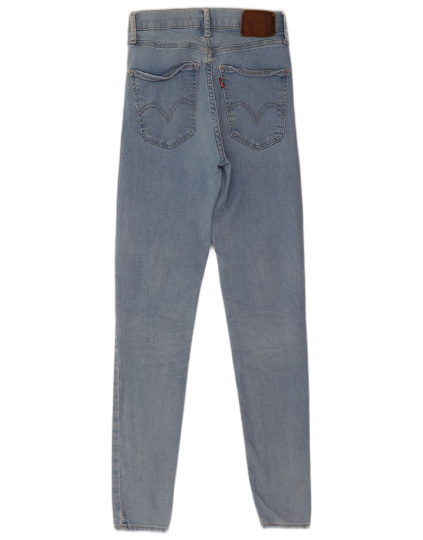 Женские джинсы суперскинни Levi's Mile High W25 L28, синий хлопок