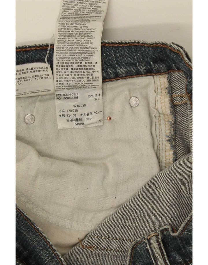Мужские прямые джинсы Levi's W36 L27 синие